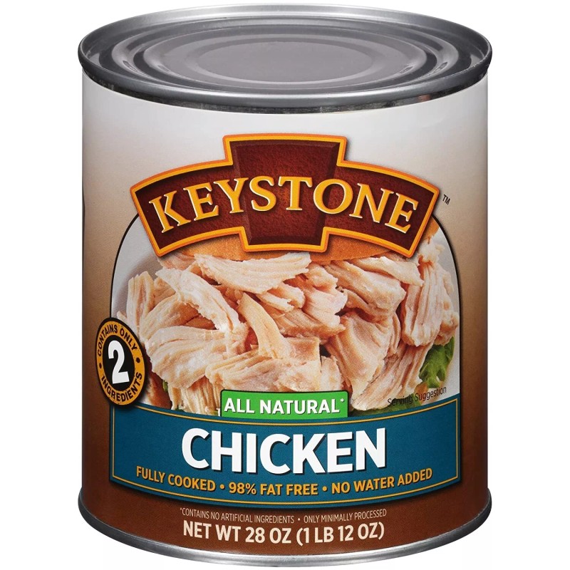 Keystone 2 Cans- Keystone All Natural Chicken 28 oz No