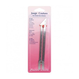 Hemline H258 | Sewing Gauge Sewing Tool | Includes Button Gauge & Point Turner by Hemline