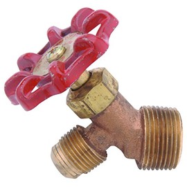 ANDERSON METALS 59540-0612 3/8 x 3/4 Brass Tank Valve