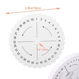 HAOBIN Round Kumihimo Braided Plate Round Braided Disc Discs Braided Disc Kumihimo Discs Foam Kumihimo Disc Kumihimo Disk for Crafts Braided Cord Handmade for DIY Bracelet