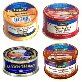 From France Henaff Mix Pates and Rillette 4 Types of Different Tastes