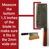 Nomware Cleaver Stand | 8.25-inch wood vegetable cleaver knife storage