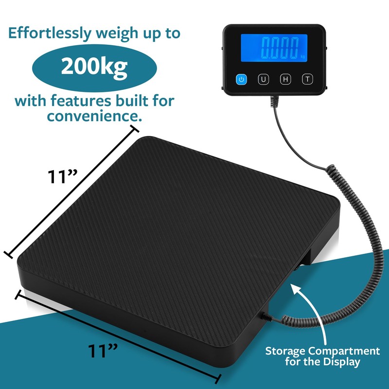 Smart Weigh Shipping Scale 440 lbs, 1g Highly Accurate Digital