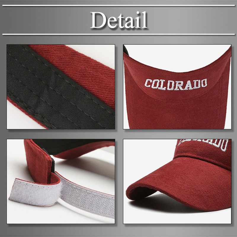 Buzz Selection CAP695 Visor, Sun Visor, Hat, Simple, Plain, Logo,