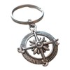 Open Metal Compass Keychain - I'd Be Lost Without You;