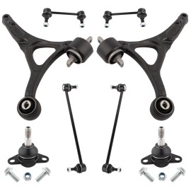 Unbranded 8x Front Lower Control Arm Assembly Ball Joints Fits Volvo XC90 2003-2014 K80425