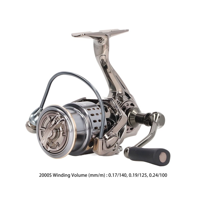 5.2:1 Fishing Reel Long Casting Metal Spinning Reels Chamfer Outlet