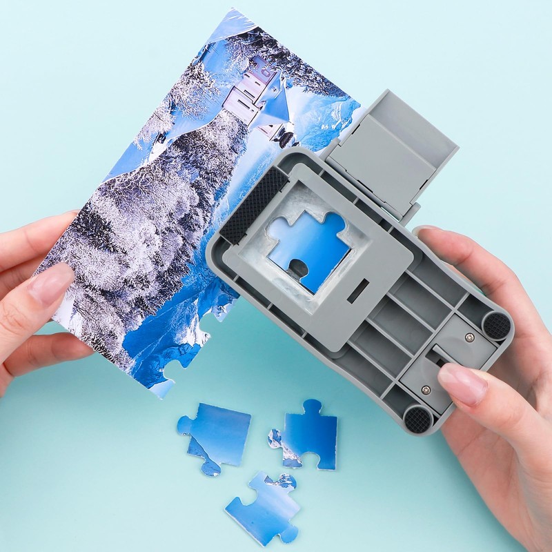 BAOFALI Puzzle Punch； Mini Puzzle Maker；Portable Puzzle Pieces Puching Machine