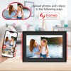 FRAMEO 32GB Digital Picture Frame with LED Light, 10.1 Inch