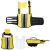 Dog Life Jackets with Handle Reflective Stripes Adjustable Fit Foldable