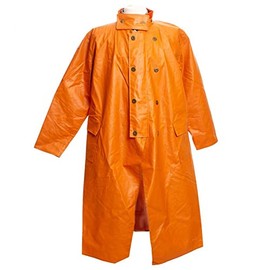 Wyoming Traders Men's Standard Pommel Fish Slicker, Orange, X-Large