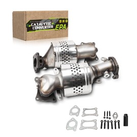 Left Right Catalytic Converter Compatible with 2009-2021 Honda Pilot, 2008-2017 Honda Accord, 2008-2019 Honda Odyssey, 2010-2020 MDX Catalytic Convertor High Flow (EPA Compliant)