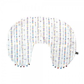 10mois 8389 Bobo Column Mom & Baby Cushion Cover, White