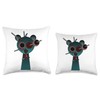 Scary SkyBlue from Sprunki! Throw Pillow