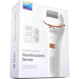 Hornhautentferner Elektrisch, Professioneller Hornhautentferner mit 3 Ersatzrollen