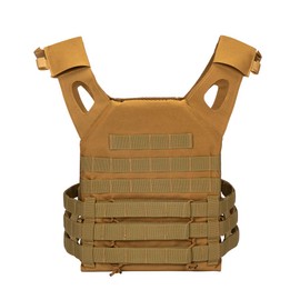 Jipemtra Tactical Airsoft Vest Outdoor Molle Breathable JPC Vest Game Protective Vest Adjustable Modular Chest Set Vest CS Field Vest Training Vest (Tan. #1)