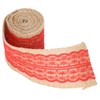 5Pcs Burlap Ribbon Lace Linen Roll Jute Belt DIY Hand