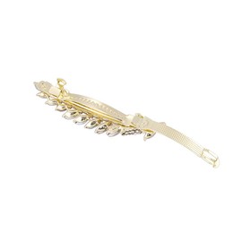 E EMZHOLE Small Hair Barrettes Hairpin Crystal Hair Clip Top Clamp Hair Accessories for Girls Women (White)