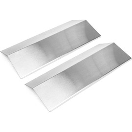Uniflasy Grill Replacement Parts for Cuisinart CGG-306, Nexgrill 820-0033 820-0007B 820-0015 820-0007 820-0007G,Megamaster 820-0033M Flame Tamer Heat Plate 306-20133 820-0033-05,Stainless Steel 2 Pack