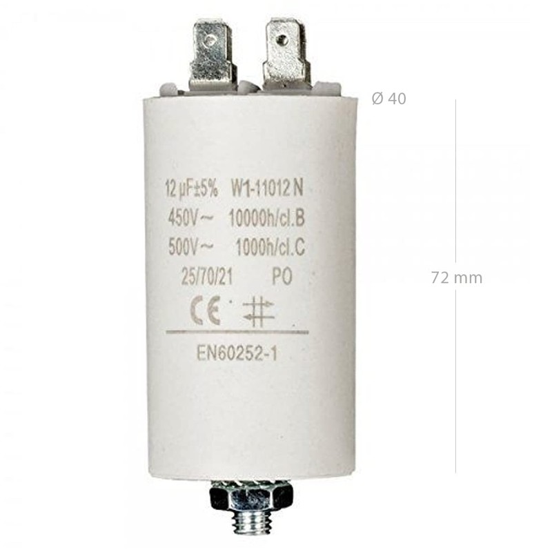 CABLEPELADO Start Capacitor for Electric Motor | Permanent Capacitor |