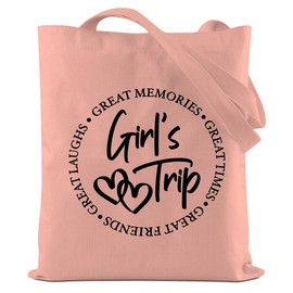 XFN Travel Gifts,Sister Gifts Weekend Gifts Tote Bag,Bestie Gifts Springtime Vacation Weekend Bag,Friendship Gifts for Women Best Friend,Thanksgiving Wedding Bridal Shower Gifts Shopping Bags