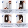 Bates - Baby Safety Outlet Cover Box, Brown, Outlet Covers