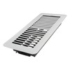 Deflecto Floor Register, Includes Steel Grill and Rust-Proof Damper Box,