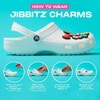 Crocs White Pearl Beads, Pack of 5