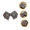 Healeved Shiny Spring Barrette Rhinestone Bow Clip Hair Accessory for