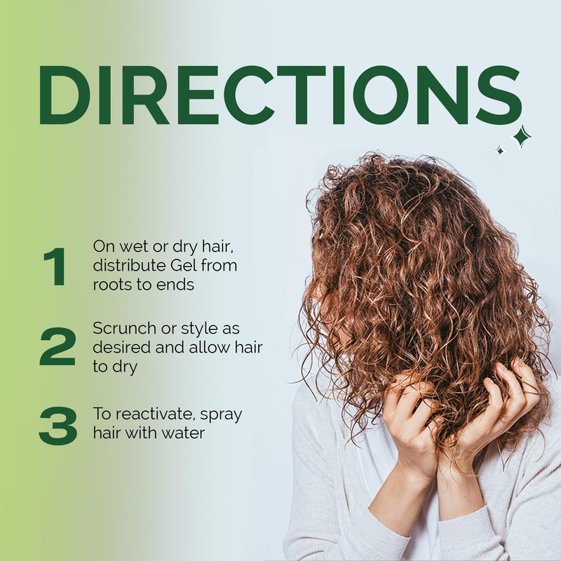 Curl Keeper Ultimate Hold Hair Gel for Curly Hair, 8