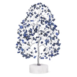 Lapis Lazuli Gemstone Tree, Crystal Tree for Positive Energy, Crystals and Healing Stones, Tree of Life, Chakra Tree - Luck, Thoughtful Gifts for Women, Tree of Life Decor, Clever Birthday Gifts