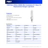 Feit Electric Halogen Light Bulb, 150W, E11 Mini Candelabra Base,