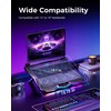 AICHESON Gaming Laptop Cooling Pad with 8 Fans, RGB Computer