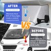 RV Windshield Cover Compatible with Class C Ford E450 1997-2025