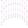 Chinflly Crystal Curtain Bead,20 Strings Arched Curtain Door String Curtain