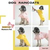 MAMORE Dog Raincoats, Waterproof Dog Rain Jacket with Clear Hood,