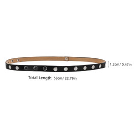 Baluue DIY Hat Band for Men and Women Durable Cowboy Hat Strap with Metal Buckles Stylish Accessories Lightweight Comfortable Design for Travel and Outdoor Activities