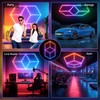 Alolight Hexagon LED Garage Lights RGB, 14 Pack, Music Sync,