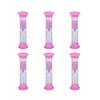 I-MART Toothbrush Timer, 6 Pack 2 Minute Sand Timer for