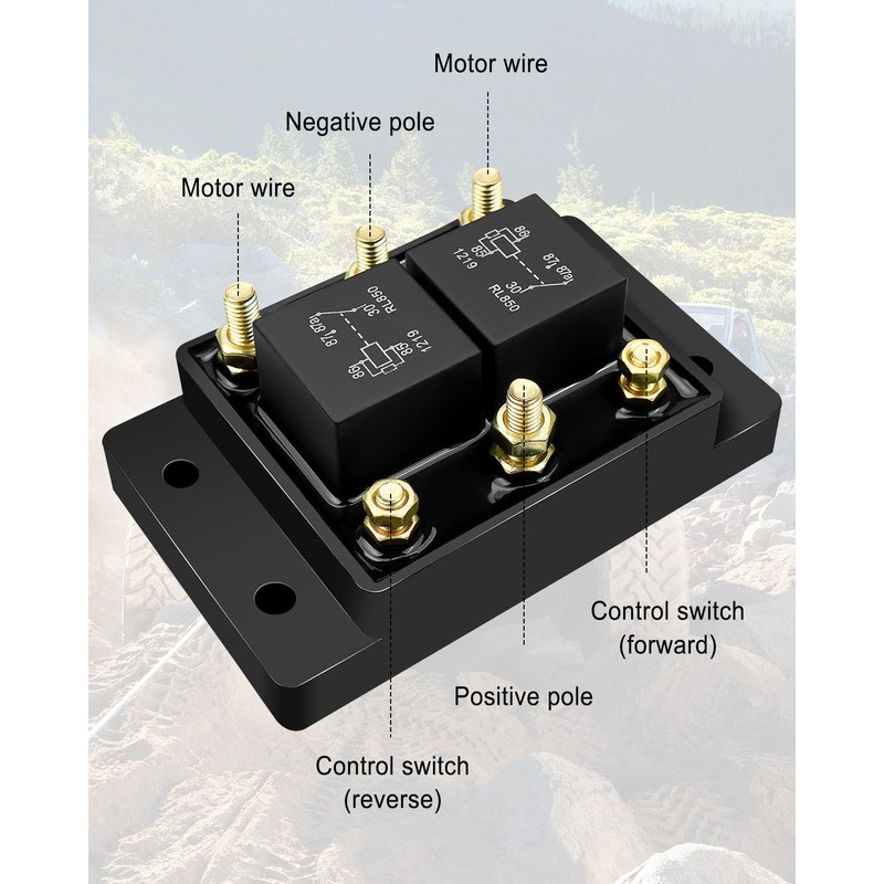 Forward and Reverse Relay Module Fit for Tarp or Winch