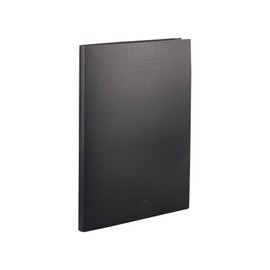 リヒトラブ ファイル クリヤーブック 交換式 A4 30穴 15ポケット 黒 N5015-24