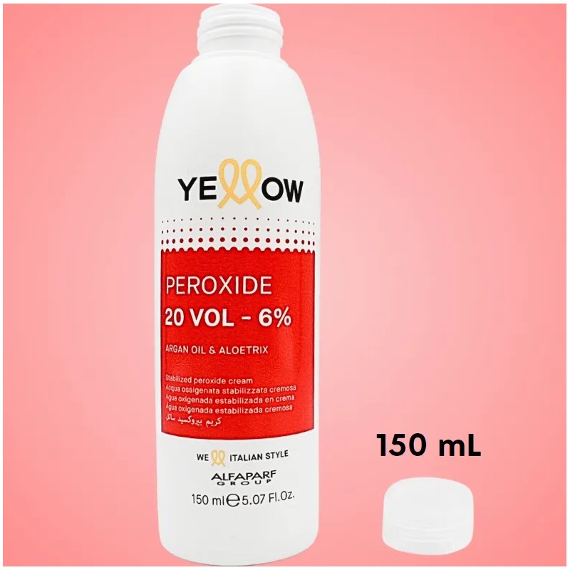 Tintes Permanente Alfaparf Yellow Color + Peroxide 20 Vol-6%