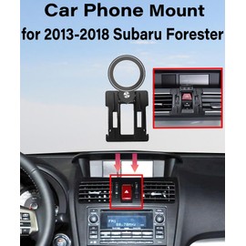 AbeeyGeomarn Magnetism Car Phone Holder for Subaru Forester 2013-2018 Accessories Compatible with MagSafe Hands-Free 360 Degree Rotation Adjustable Cell Phone Mount Does Not Affect Air Vent