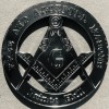 Masonic prince hall chrome emblem for truck car 3 inches