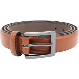 Duke D555 Mens Anthony Square Buckle Edge Stitched Belt - 48"