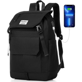 YAMTION Große Kapazität Rucksack Damen Herren mit 17 Zoll Laptopfach,Rucksack Schule Teenager Jungen Mädchen,Schultasche Schulranzen Student Tagesrucksack für Uni Büro Freizeit Arbeit Wandern