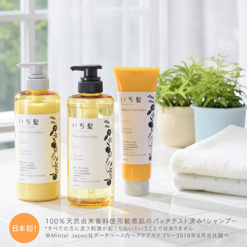 Ichikami Natural Care Select Moist Treatment Pump 16.9 oz (480