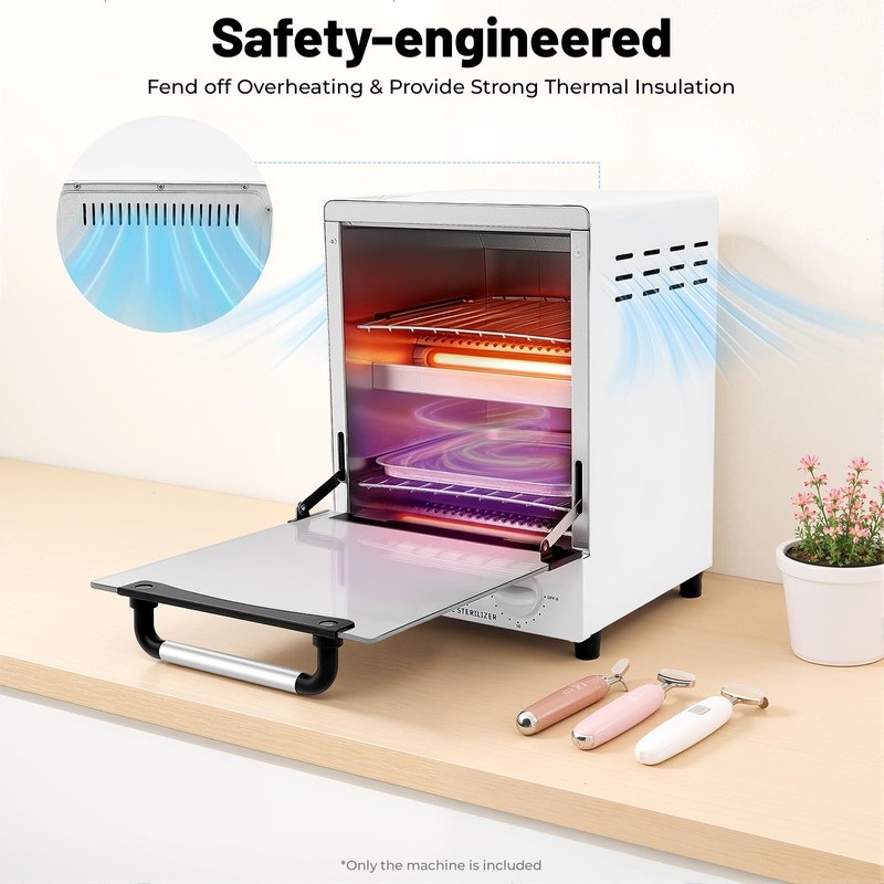12L Dry Heat Sterilizer for Nail Tools, High-Temperature Salon Unit