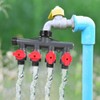 Heavy Duty Water Faucet Hose Splitter Valve Garden Water Connector