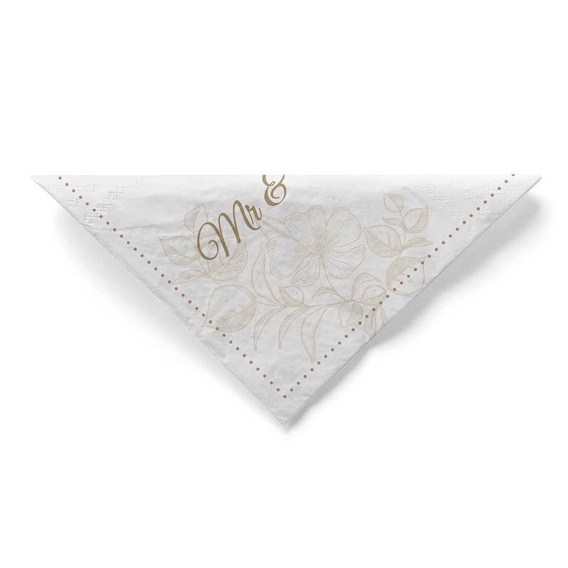 Sovie HORECA Mr & Mrs Napkin (Flower) | Tissue |